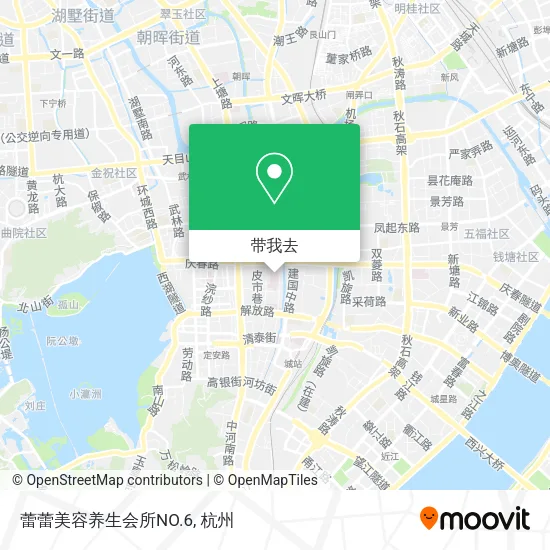 蕾蕾美容养生会所NO.6地图