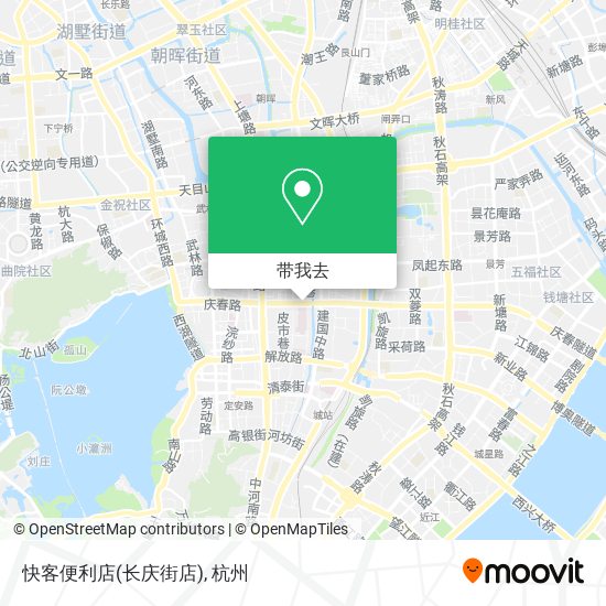 快客便利店(长庆街店)地图