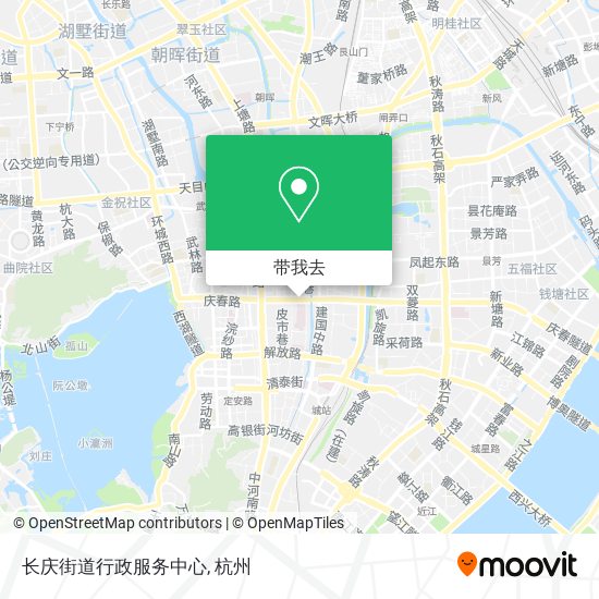 长庆街道行政服务中心地图