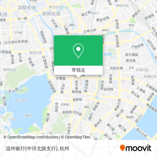温州银行(中河北路支行)地图