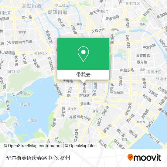 华尔街英语庆春路中心地图