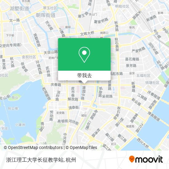 浙江理工大学长征教学站地图