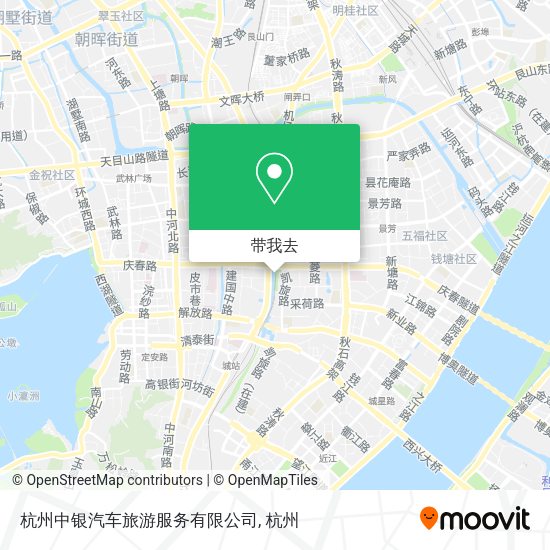 杭州中银汽车旅游服务有限公司地图