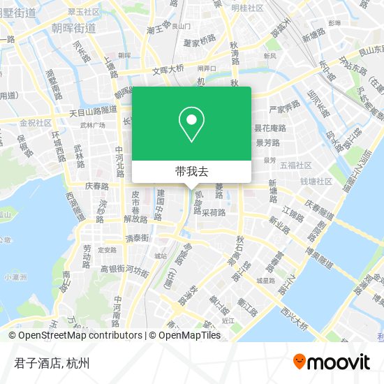君子酒店地图
