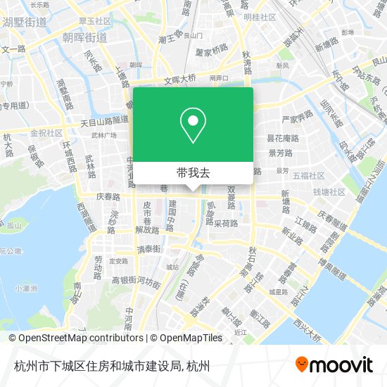 杭州市下城区住房和城市建设局地图