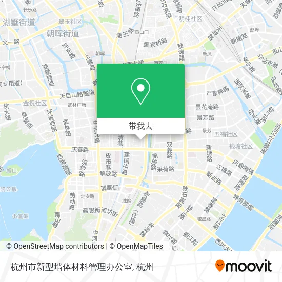 杭州市新型墙体材料管理办公室地图