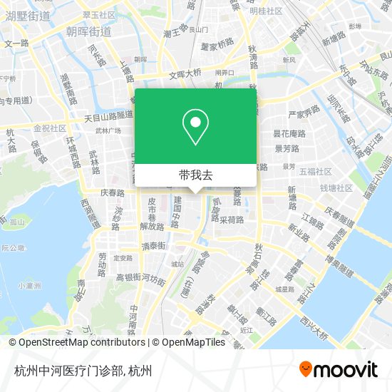 杭州中河医疗门诊部地图