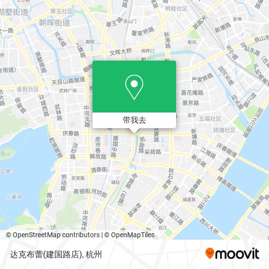 达克布蕾(建国路店)地图