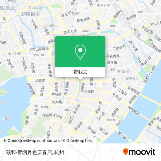 颐和-荷塘月色庆春店地图