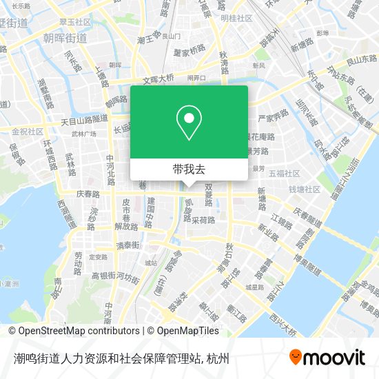 潮鸣街道人力资源和社会保障管理站地图