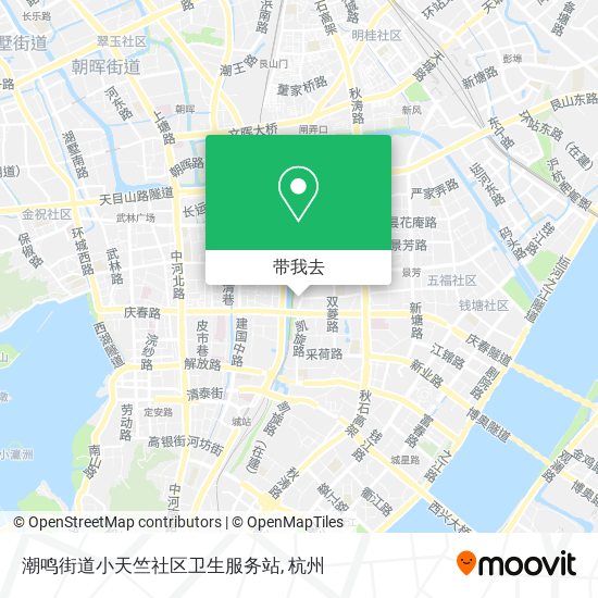 潮鸣街道小天竺社区卫生服务站地图