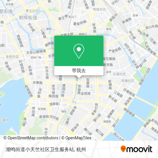 潮鸣街道小天竺社区卫生服务站地图