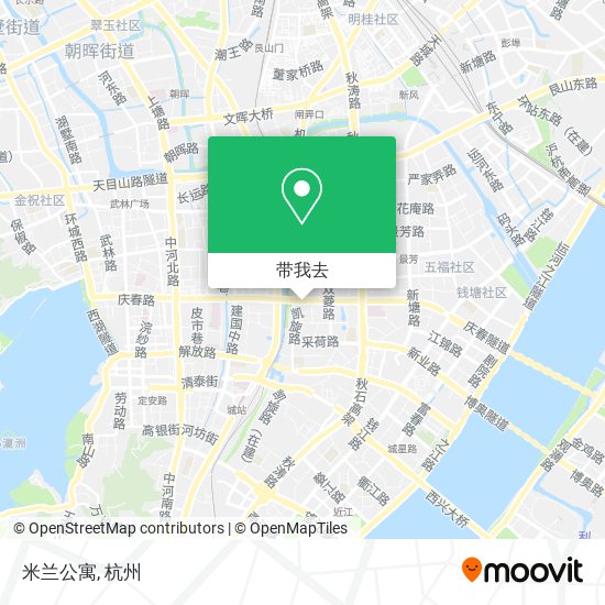 米兰公寓地图