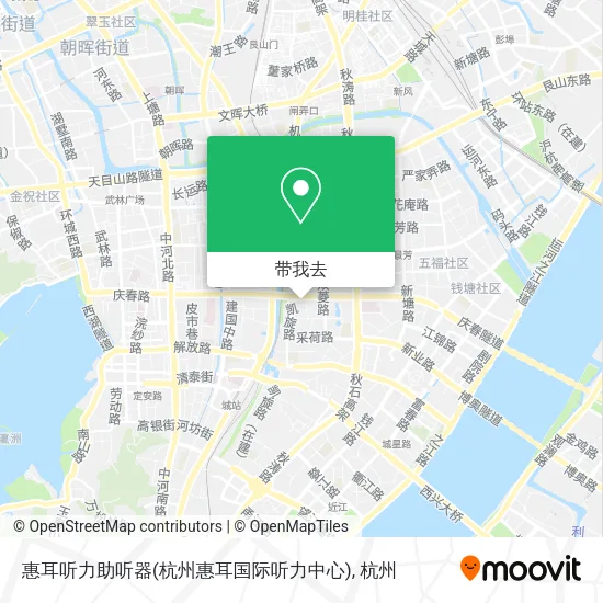 惠耳听力助听器(杭州惠耳国际听力中心)地图