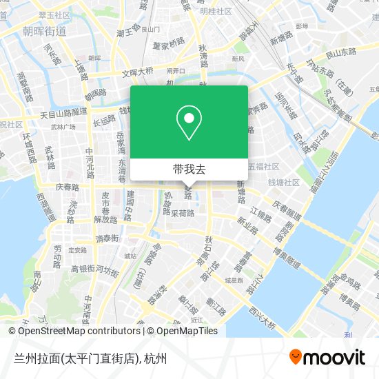 兰州拉面(太平门直街店)地图