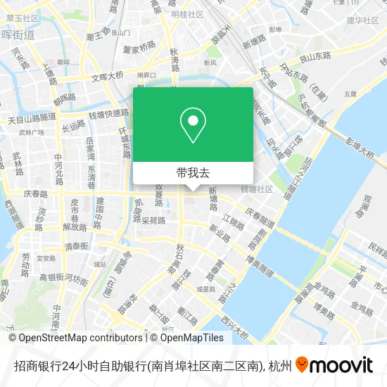 招商银行24小时自助银行(南肖埠社区南二区南)地图