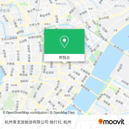 杭州青龙游旅游有限公司-旅行社地图