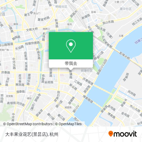 大丰果业花艺(景昙店)地图