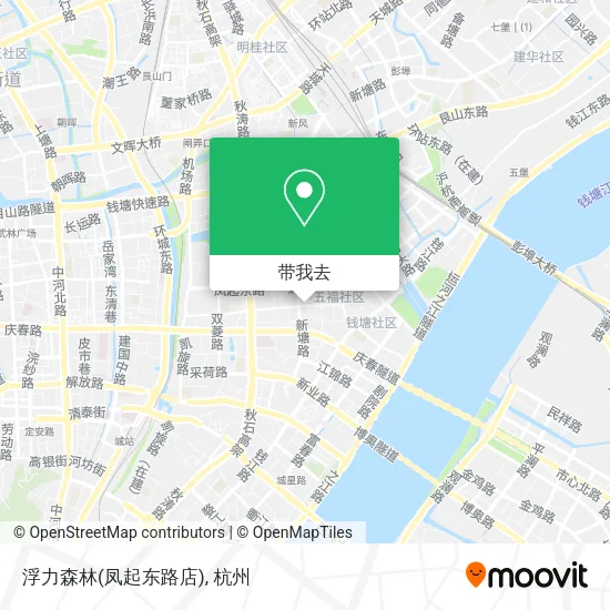 浮力森林(凤起东路店)地图