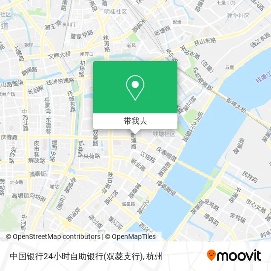 中国银行24小时自助银行(双菱支行)地图