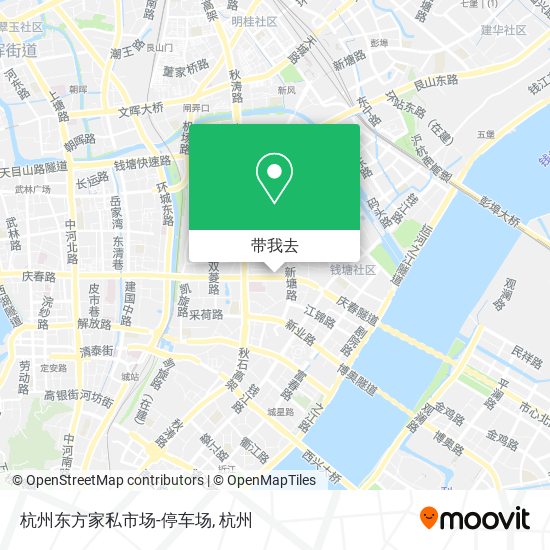 杭州东方家私市场-停车场地图