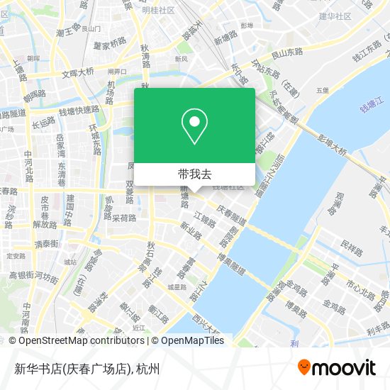 新华书店(庆春广场店)地图