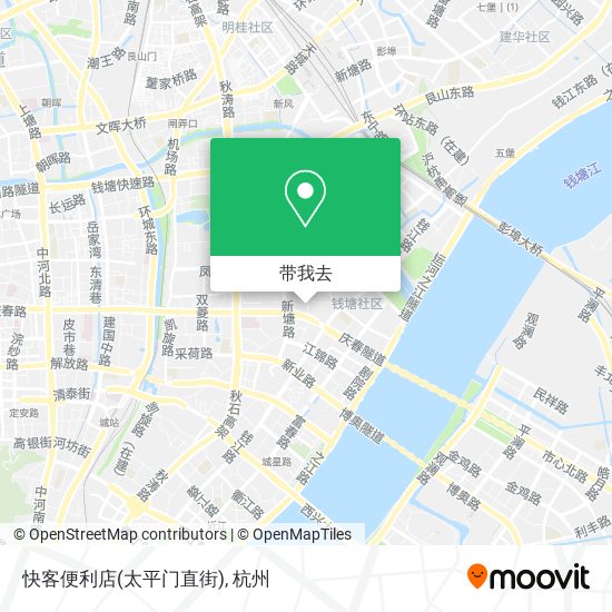 快客便利店(太平门直街)地图