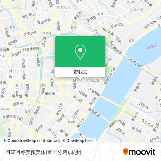 可诺丹婷美颜美体(富士分院)地图