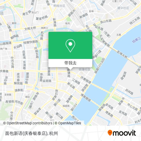 面包新语(庆春银泰店)地图