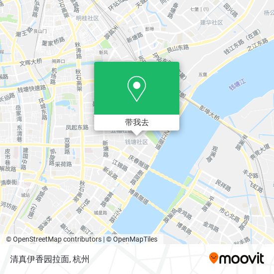 清真伊香园拉面地图