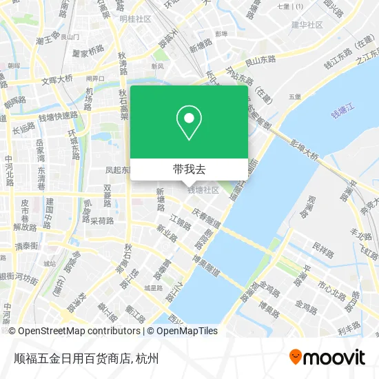 顺福五金日用百货商店地图