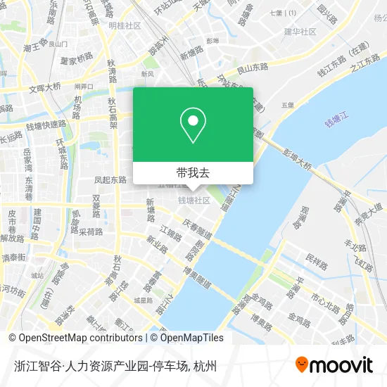 浙江智谷·人力资源产业园-停车场地图
