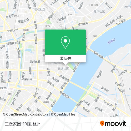 三堡家园-20幢地图