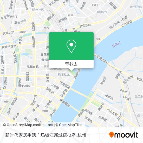 新时代家居生活广场钱江新城店-D座地图