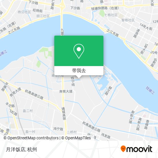月洋饭店地图