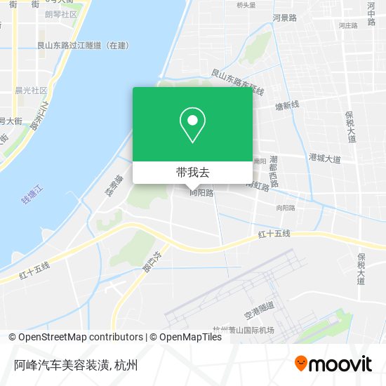 阿峰汽车美容装潢地图