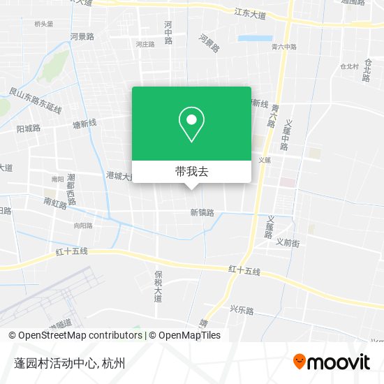 蓬园村活动中心地图