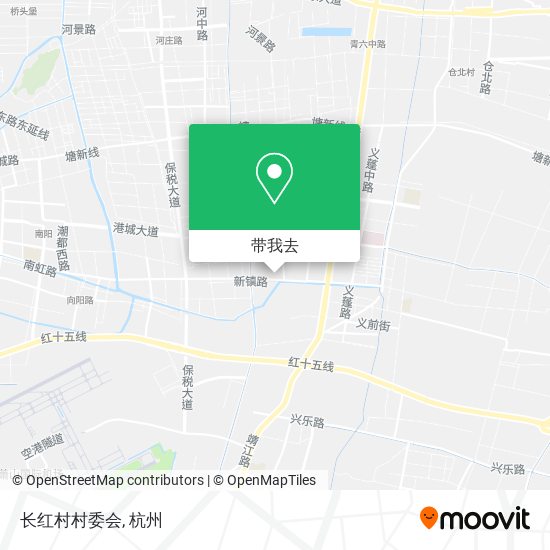 长红村村委会地图