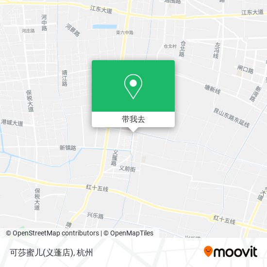 可莎蜜儿(义蓬店)地图