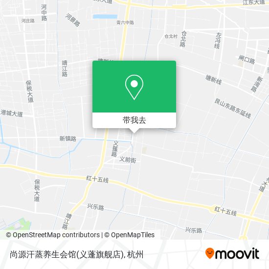 尚源汗蒸养生会馆(义蓬旗舰店)地图