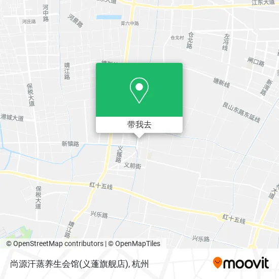 尚源汗蒸养生会馆(义蓬旗舰店)地图