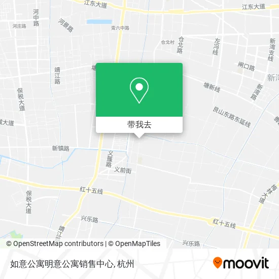 如意公寓明意公寓销售中心地图