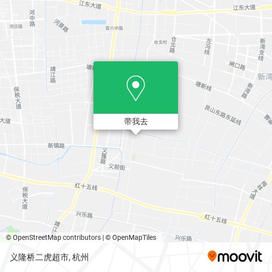 义隆桥二虎超市地图