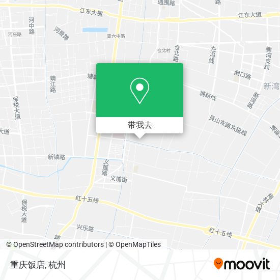 重庆饭店地图