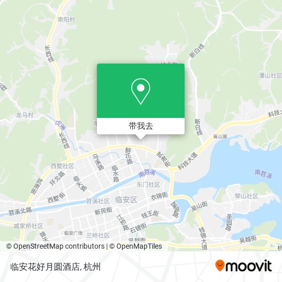临安花好月圆酒店地图
