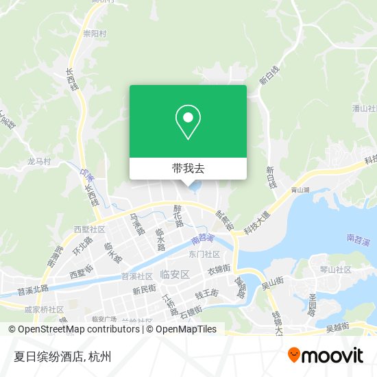 夏日缤纷酒店地图