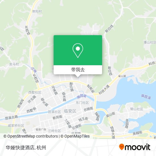 华娅快捷酒店地图
