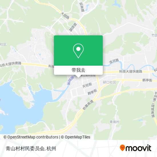 青山村村民委员会地图