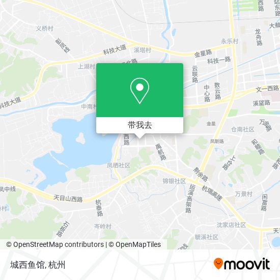 城西鱼馆地图