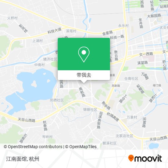 江南面馆地图